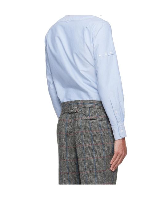 Thom Browne Purple Classic Button-Up Shirt for men