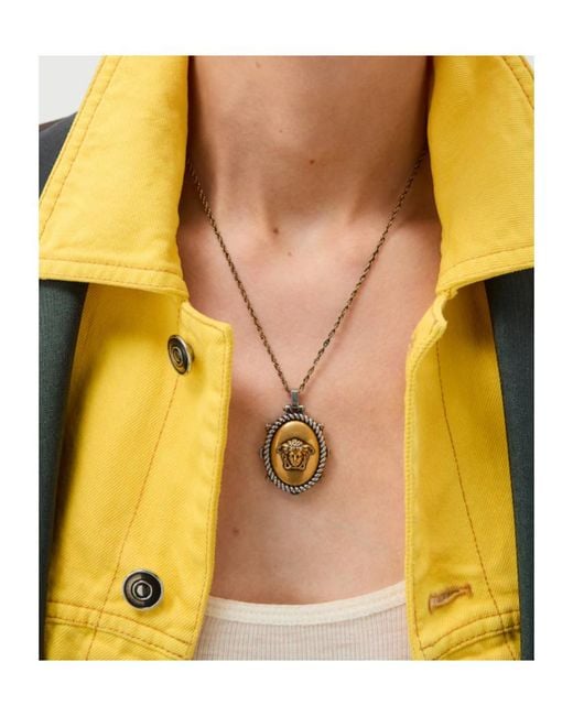 Versace Metallic Tivoli Necklace for men