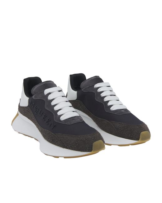 McQueen Blue Sprint Runner Sneakers for men