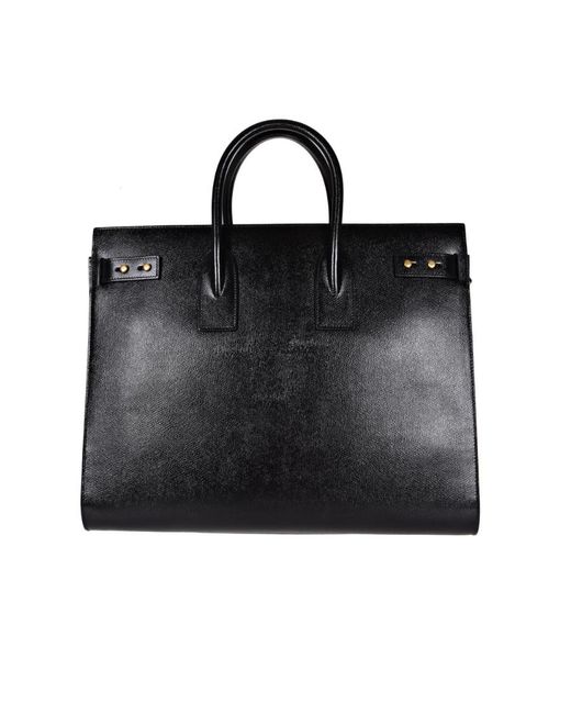 Saint Laurent Black Sac De Jour Tote Bag for men