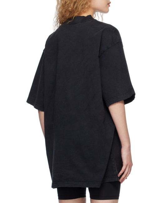 Balenciaga Blue Item O-Neck Short-Sleeved T-Shirt
