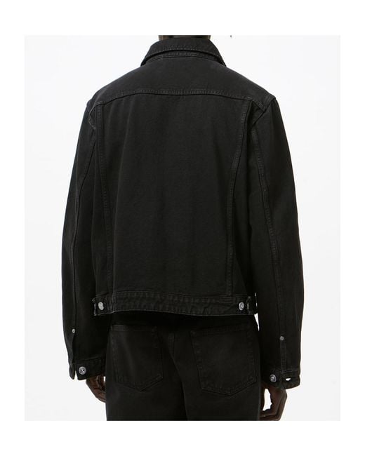 Our Legacy Black Point-Collar Jacket for men