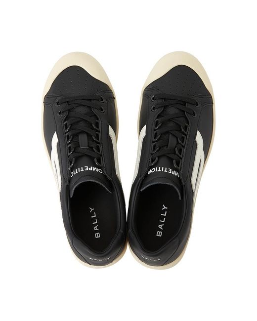 Bally Black Round-Toe Sneakers for men