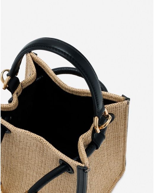 Lanvin Natural Drawstring Shoulder Bag
