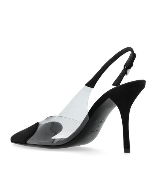 Alaïa Black Le Coeur Slingback