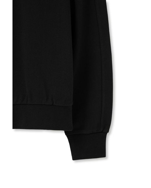 Wooyoungmi Black Back Logo Sweatshirt