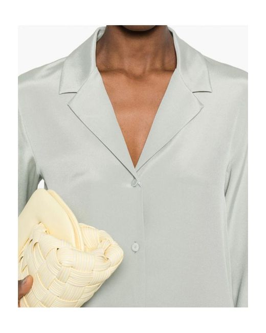 Max Mara White Collared Long-Sleeved Shirt