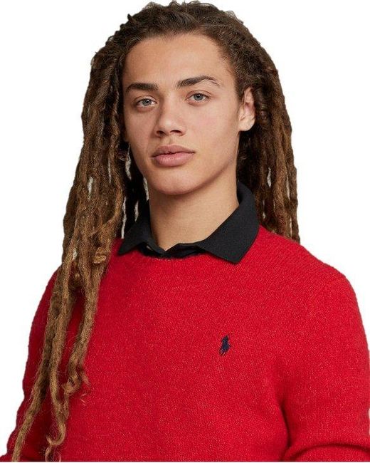 Polo Ralph Lauren Logo Embroidered Crewneck Jumper for men
