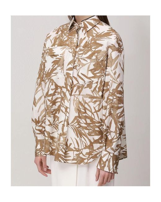 Brunello Cucinelli Natural Long-Sleeved Shirt