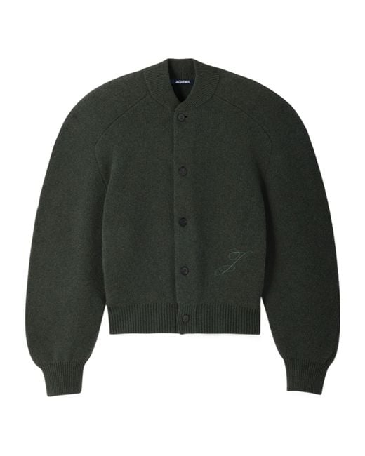 Jacquemus Green Pallone Cardigan for men