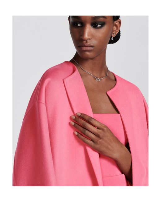 Dior Pink Coat With Belt