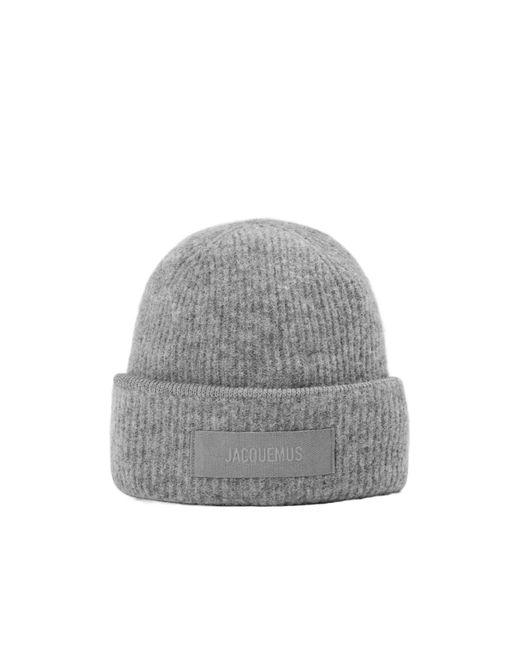 Jacquemus Gray Dark Wool Hat