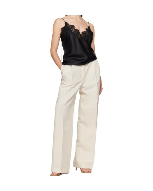 Rohe Natural High-Waisted Pleated Casual Pants