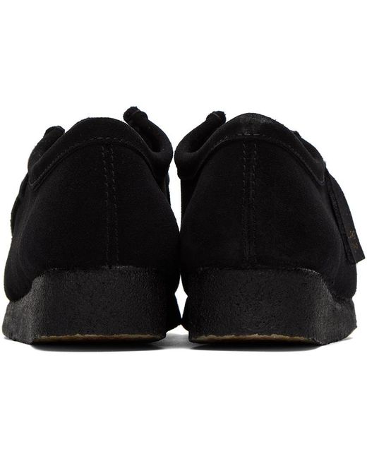 Clarks Black Wallabee Lace-Up Boots for men