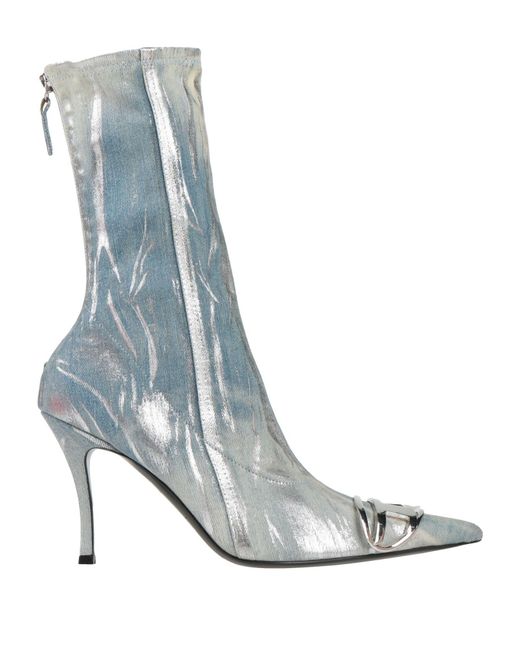DIESEL Blue Casual Denim Ankle Boots
