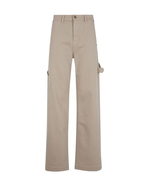 P.A.R.O.S.H. Gray Hammer-Loop Cargo Pants