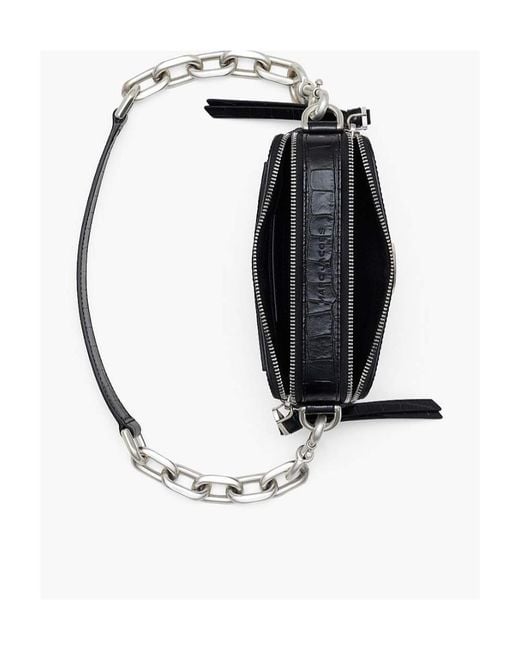 Marc Jacobs Black The Snapshot Leather Shoulder Bag