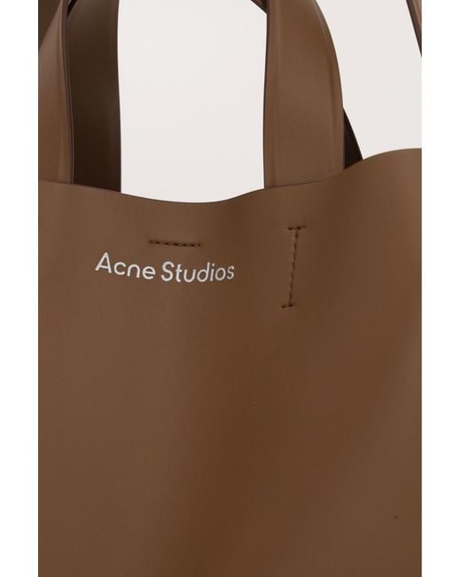 Acne Brown Musubi Midi Tote Bag