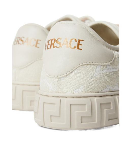 Versace Natural Barocco Greca Sneakers