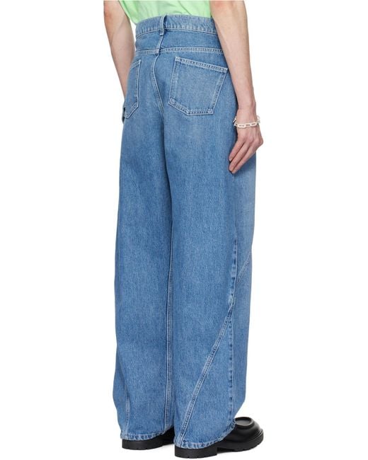 J.W. Anderson Blue Jeans Workwear for men
