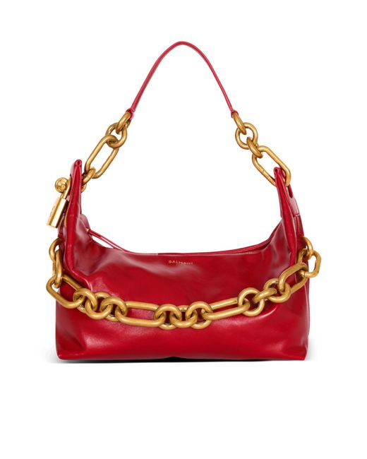 Balmain Red Sync Medium Bag