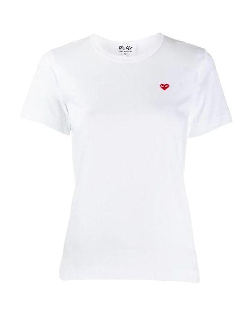 COMME DES GARÇONS PLAY White Heart T-Shirt
