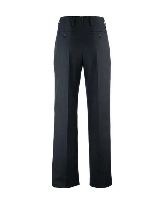Prada Blue Belt-Loop Casual Pants