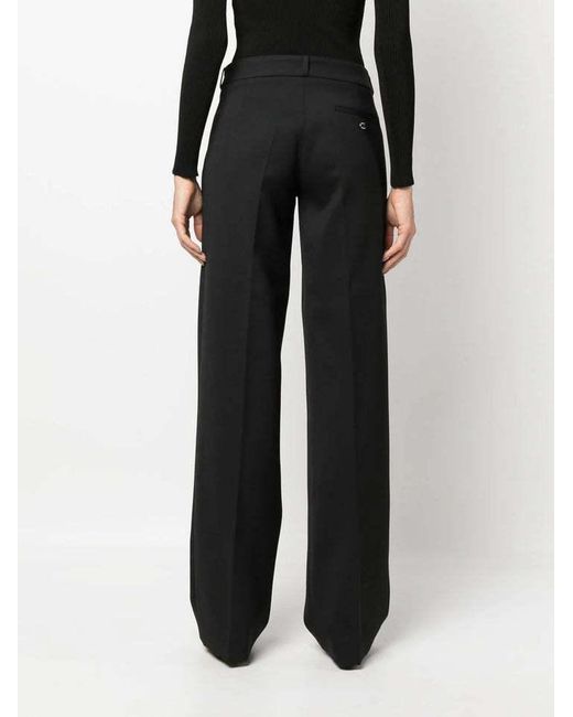 Coperni Black Belt-Loop Casual Pants