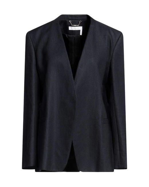 Chloé Black Single-Breasted Blazer