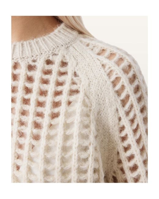 AllSaints Natural Wool-Blend Suniva Sweater