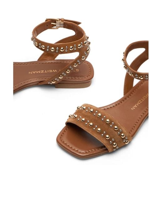Stuart Weitzman Brown Perry Sandal