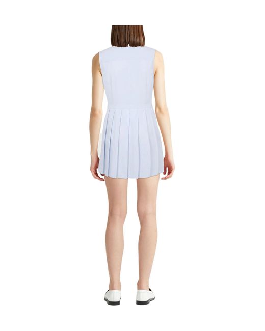 Tory Burch White Sleeveless Sports Dress