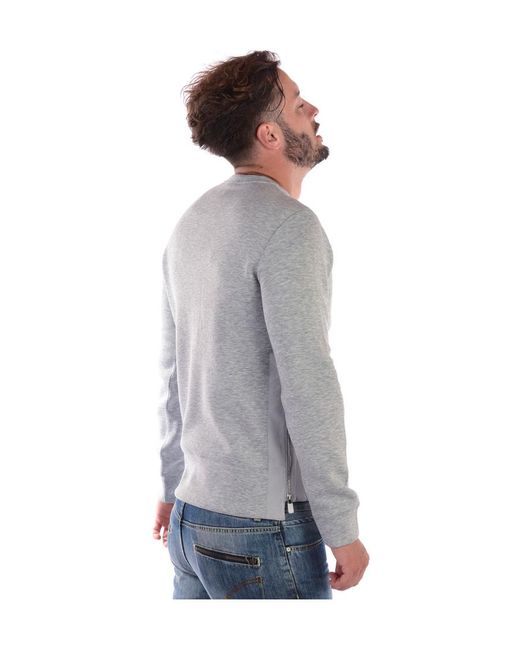 Emporio Armani Gray Logo Sweater for men