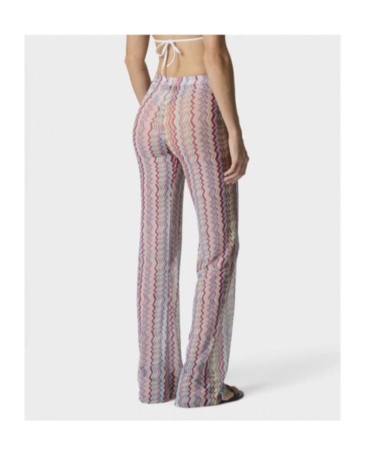 Missoni Gray Zigzag Trousers