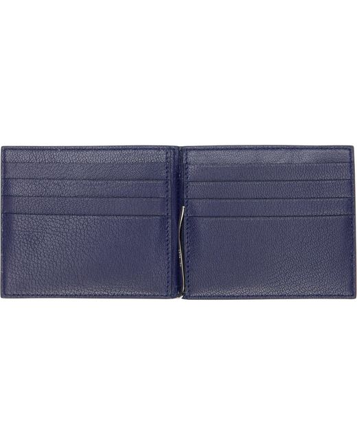 Tom Ford Blue T-Shaped Wallet for men