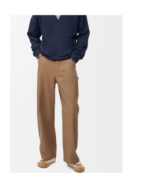Loewe Brown Cotton Carpenter Trousers for men