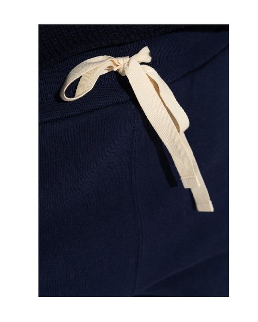 Jil Sander Blue Drawstring Sweatpants