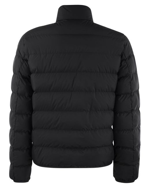 Moncler Gray Baudinet Zip-Up Short Padded Jacket for men