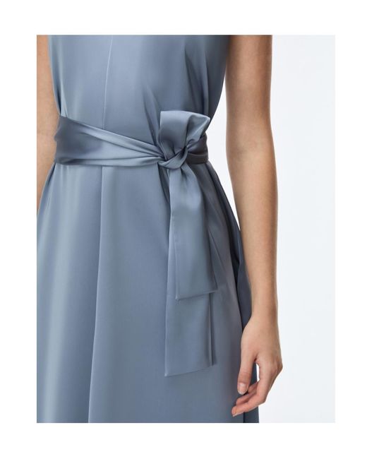 iBlues Blue Satin Dress
