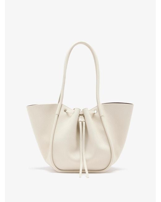 Proenza Schouler White Large Ruched Tote Bag