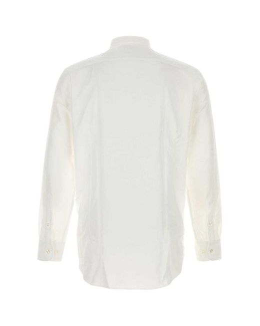 Etro White Roma Long-Sleeve Shirt for men