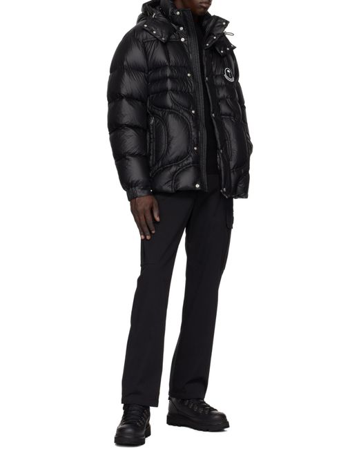 Moncler Black X Palm Angels Cherith Hooded Short Down Jacket