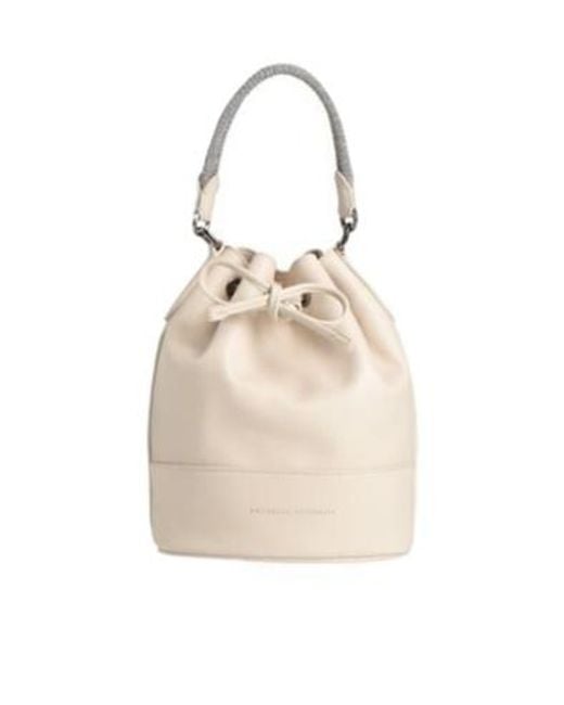 Brunello Cucinelli Natural Plain Colour Handbags