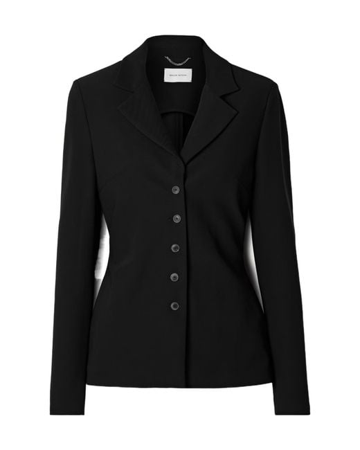 Magda Butrym Black Single-Breasted Suit Jacket