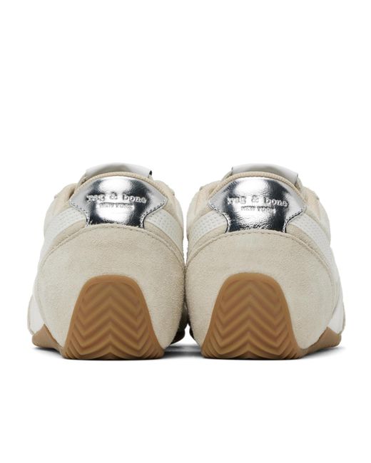 Rag & Bone White Round Toe Sneakers
