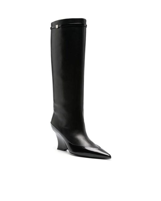 Givenchy Black Raven Pointed-Toe Boots