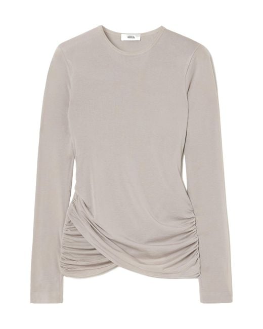 Agolde Gray Eve Twist Tee
