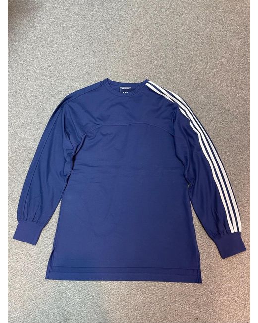 Y-3 Blue M 3S Ls Tee for men