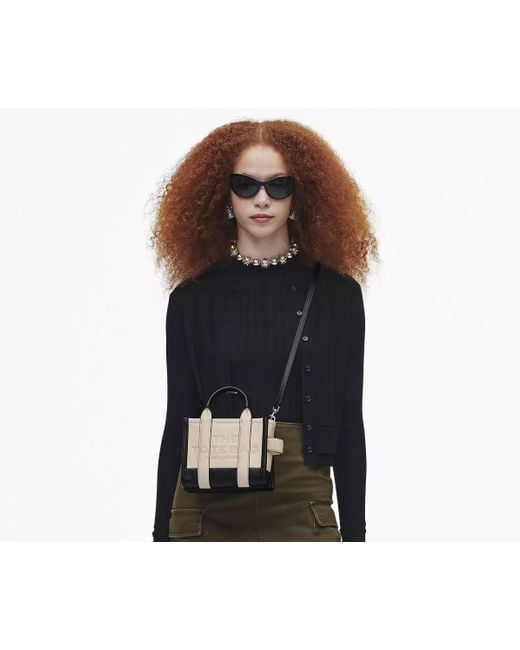 Marc Jacobs Natural The Colorblock Crossbody Tote Bag