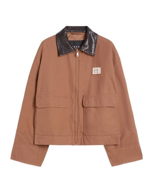 Weekend by Maxmara Brown Padded Short Jacket